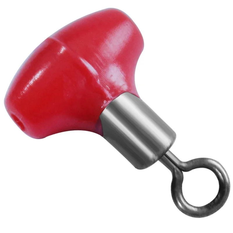 50pcs/lot Fishing Accessories Luminous Green Block Bead Cross-Line Swivels & Beads T Shape Pulley Slide Rig Connector Tackle - imagen 5