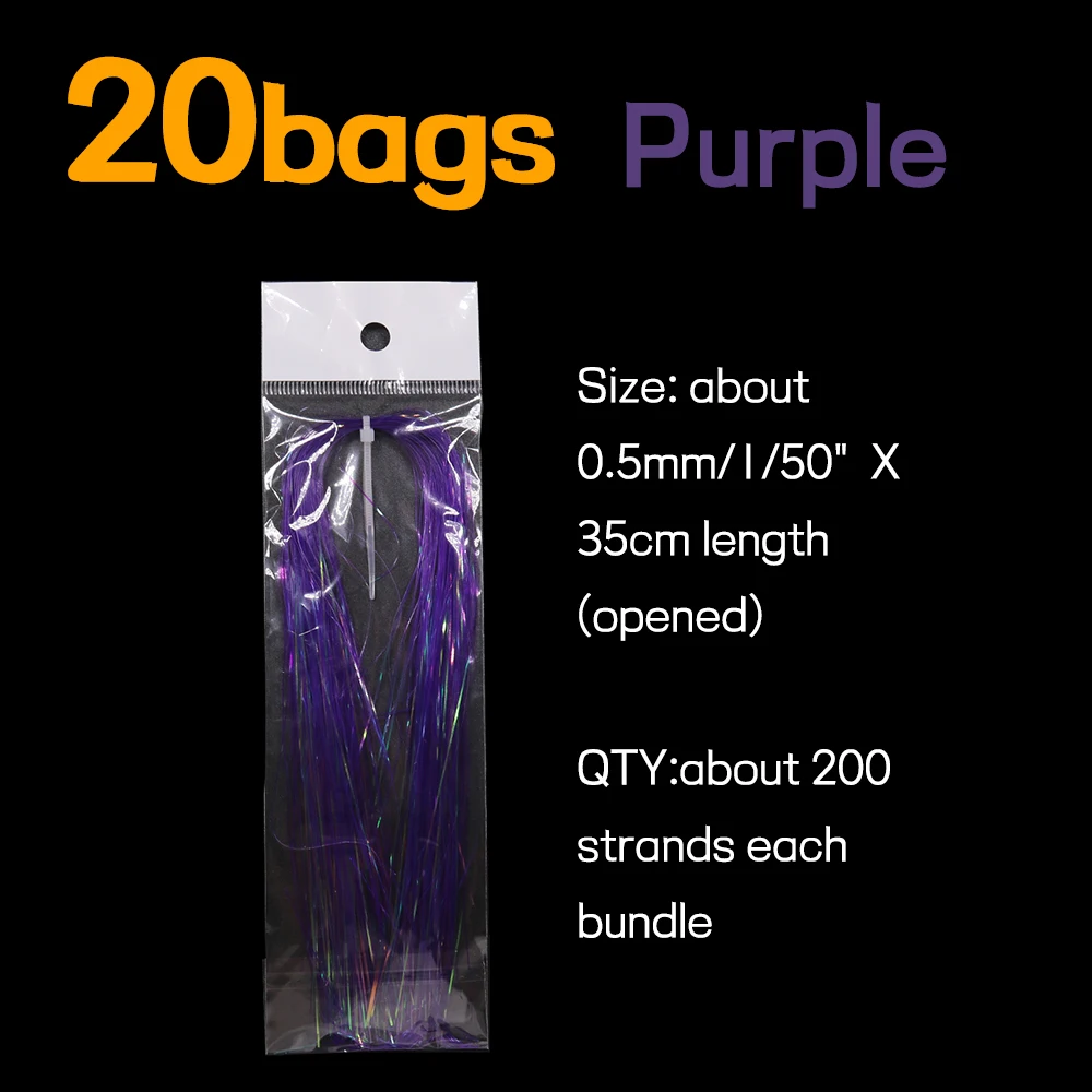 20 bags purple