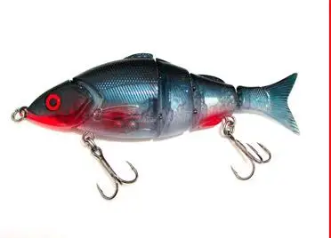 Señuelo de pesca, cebo de segmento para pesca en río oceánico, cebo duro, 5 piezas, 20g, pececillo de 125mm - imagen 3