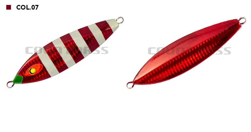 Countbass 190g 6,7 oz Jerking lento y plantillas de caída larga acción oscilante Señuelos de pesca de jigging de metal para agua salada - imagen 5
