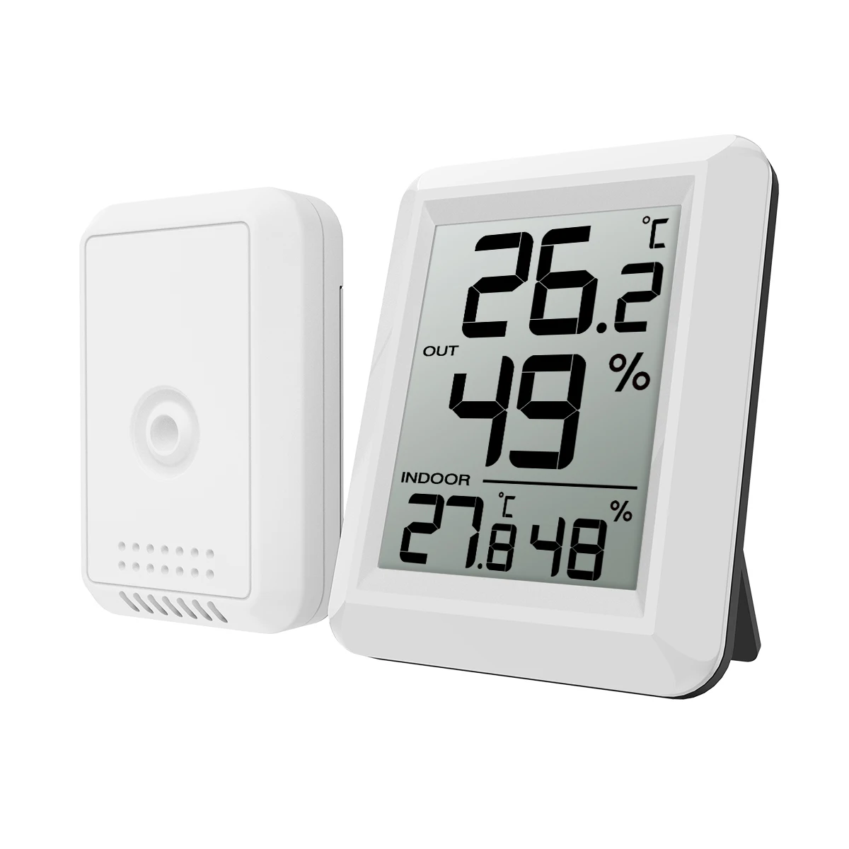 ORIA Termómetro LCD digital sensor interior exterior