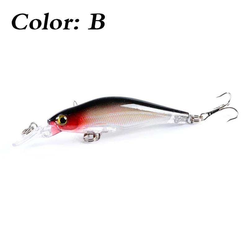 WDAIREN-SEÑUELOS DE PESCA DE pececillos, cebos de pesca de 83mm, 6,2g, ojos 3D, Crankbait, Wobblers, Swimbait, cebo duro de plástico Artificial, aparejos de pesca - imagen 5