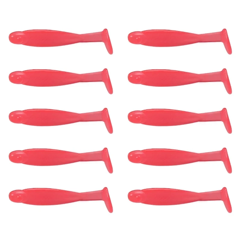 TSURINOYA-señuelo de pesca TR, 0,2g, 30mm, 10 piezas, AJING t-tail, señuelo suave, Rockfish Ocean Rock, cebo de Lucio Artificial luminoso - imagen 5