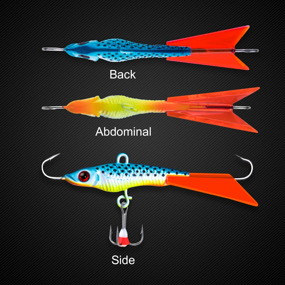 Goture-señuelo de pesca de invierno, cebo Artificial duro, Wobblers, plantilla de equilibrio, para Lucio, Walleye, 79mm, 17g, 1 unidad - imagen 5