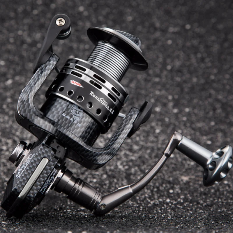 Rueda de Pesca giratoria, carrete de Pesca con copa de alambre de Matel completo, de caña larga de mar fundido, 14 ejes - imagen 3