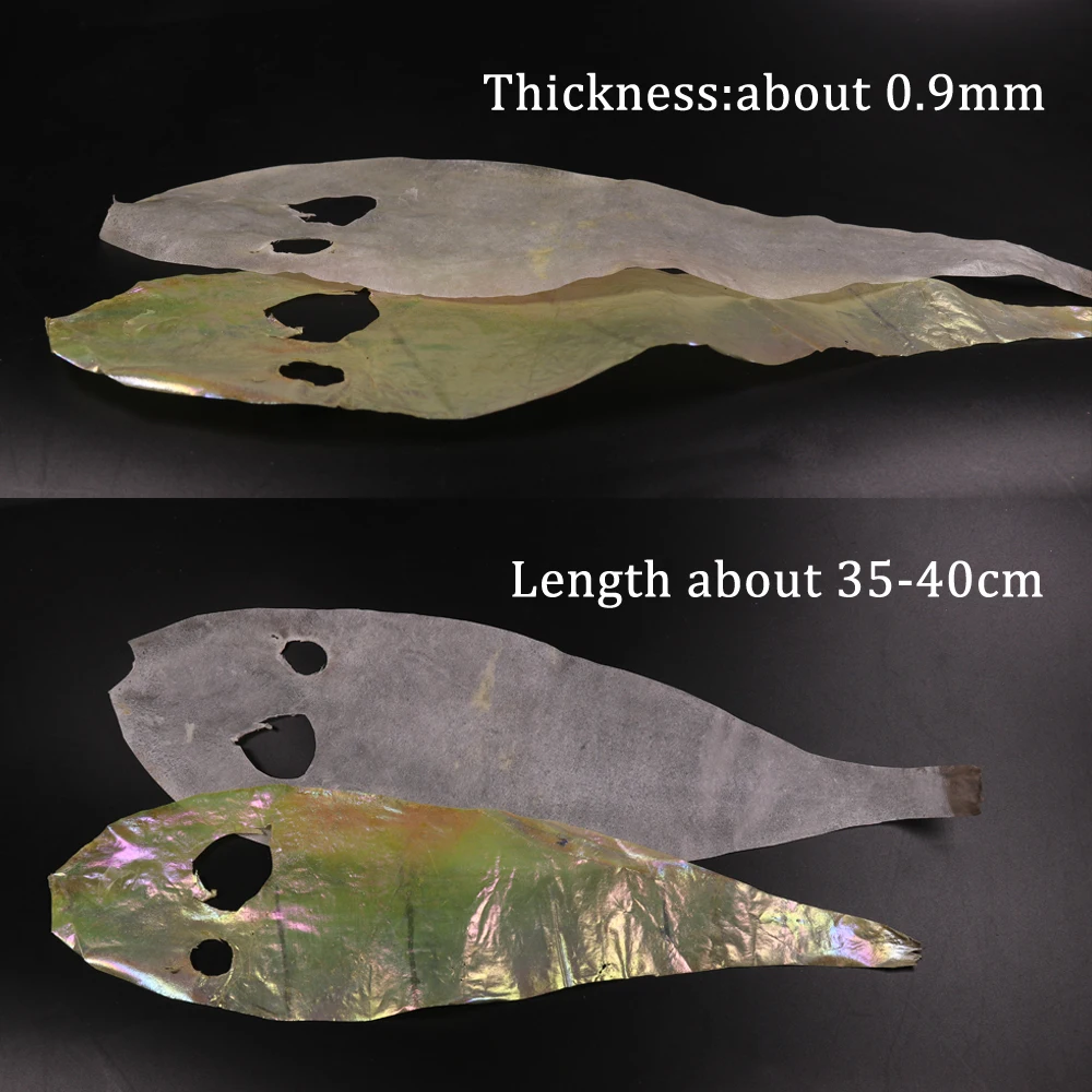 Sabiki-señuelo de pesca de agua salada, Material de cebo, cubierta de cuerpo de mosca de Camarón, Color blanco y chapado, piel de pescado Real, olor a pescado, 2 piezas - imagen 2