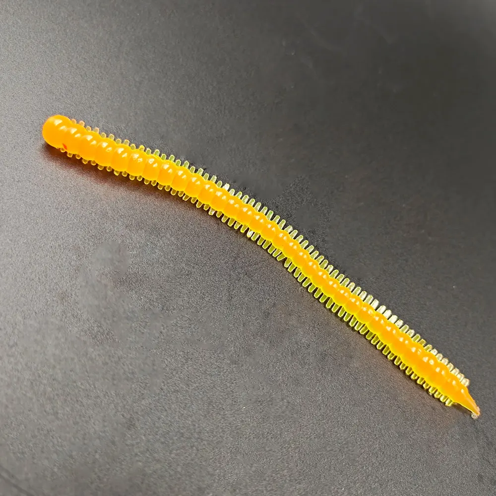 8 unids/lote gusanos de mar artificiales lombriz de tierra Señuelos de Pesca blandos 13 cm/3,7g cebo blando gusano de arena de agua de listones