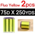 2pcs Fluo yellow