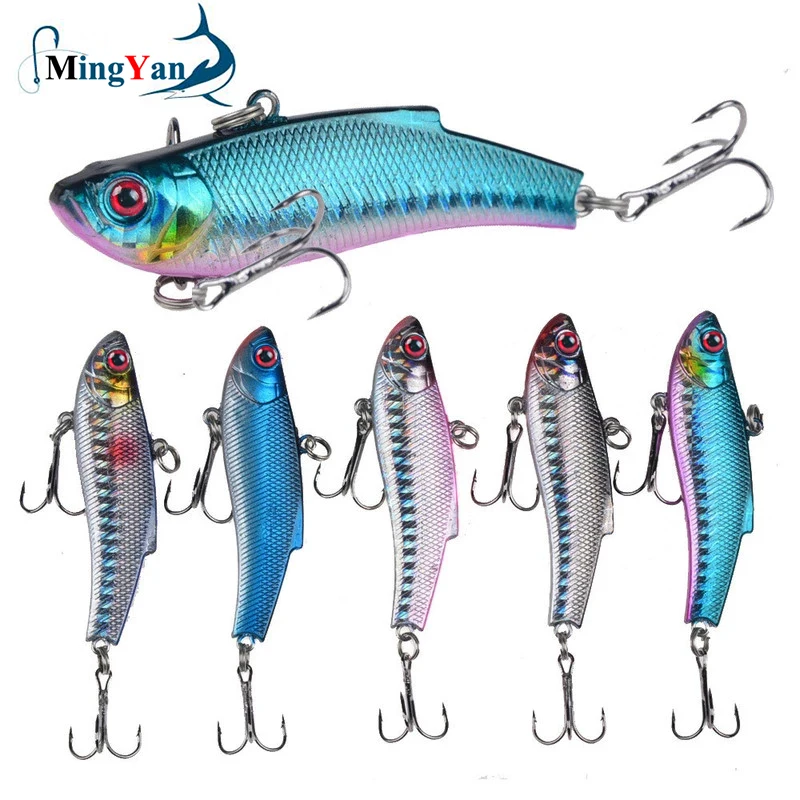 Señuelo de pesca VIB japonés Artificial, cebo duro interior de plomo, cebo giratorio de buceo, aparejos de pesca de mar de invierno, 7cm/20g, 1 ud.