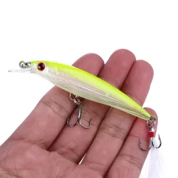 1 Uds. Señuelo de Pesca de pececillo láser 9CM 8G anzuelos de Pesca aparejos Wobbler Crankbait Artificial Japón cebo duro cebo de natación
