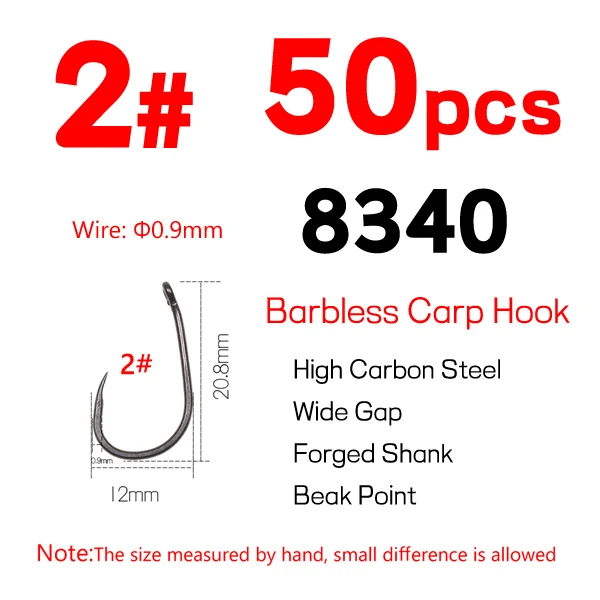 50pcs size 2 8340