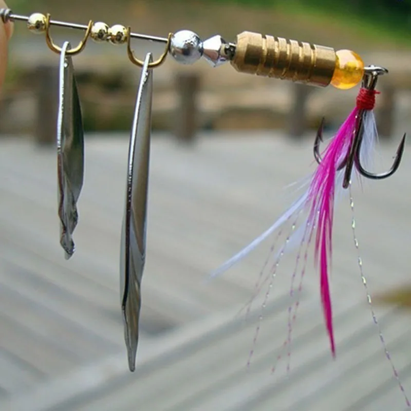 FLYSAND-cebos giratorios de lentejuelas, señuelo de pesca de Metal, cucharas, señuelos artificiales, herramienta de pesca, accesorio de pesca - imagen 3