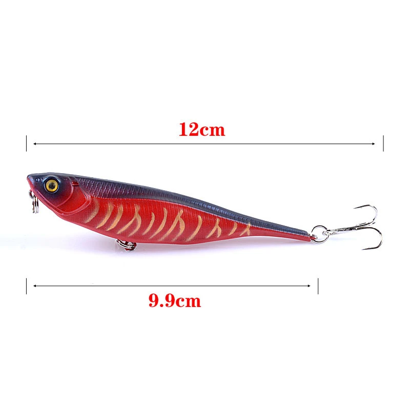 Topwater-señuelo duro Artificial para Pesca, aparejo de Pesca con lápiz, wobblers, 10cm, 9,9g - imagen 2