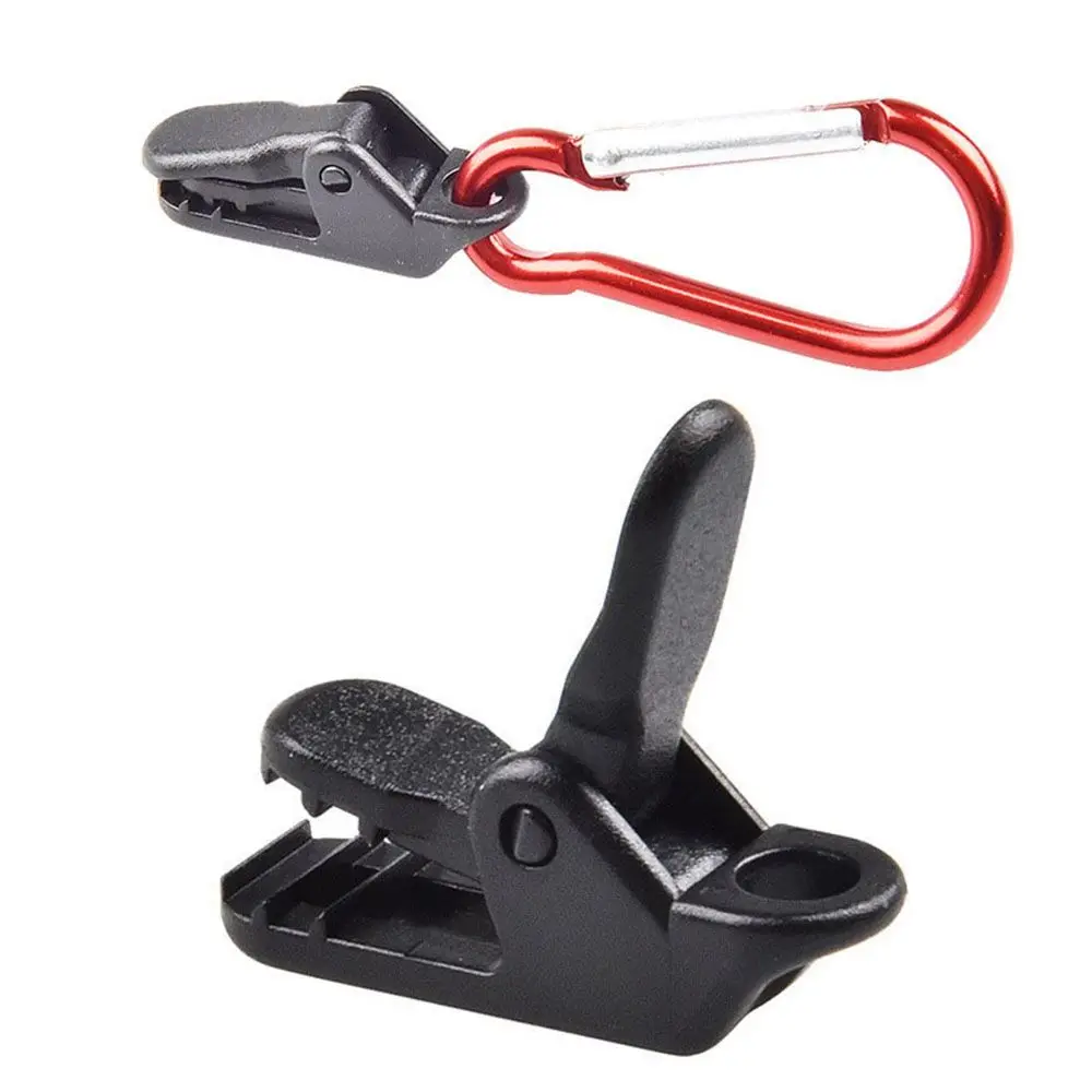 Accesorios para tiendas de campaña con agarre de mandíbula, herramienta para acampar al aire libre, pinza de cocodrilo, gancho, Clips para lona, herramienta de ajuste de lona, soporte para tienda de campaña - imagen 3