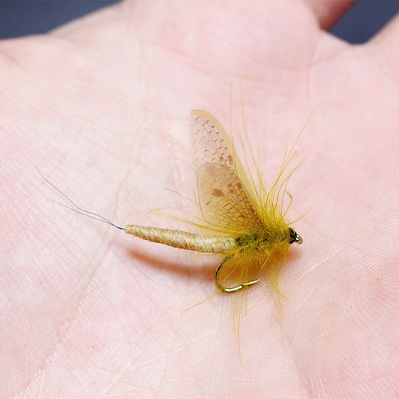 Royal Sissi-Juego de 80 Uds. De alas mayfly realistas precortadas súper finas para adultos, materiales finos y flexibles para atar moscas para Señuelos de pesca de trucha - imagen 4