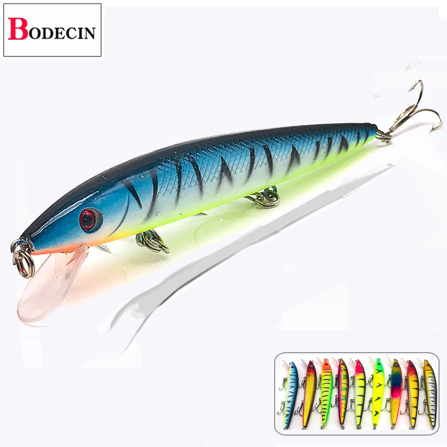 Crankbait/flotante/Jerkbait/Wobblers Minnow señuelo de pesca 1 pieza Swimbait Pike Artificial/falso/carpa/cebo grande para adornos de pesca mar