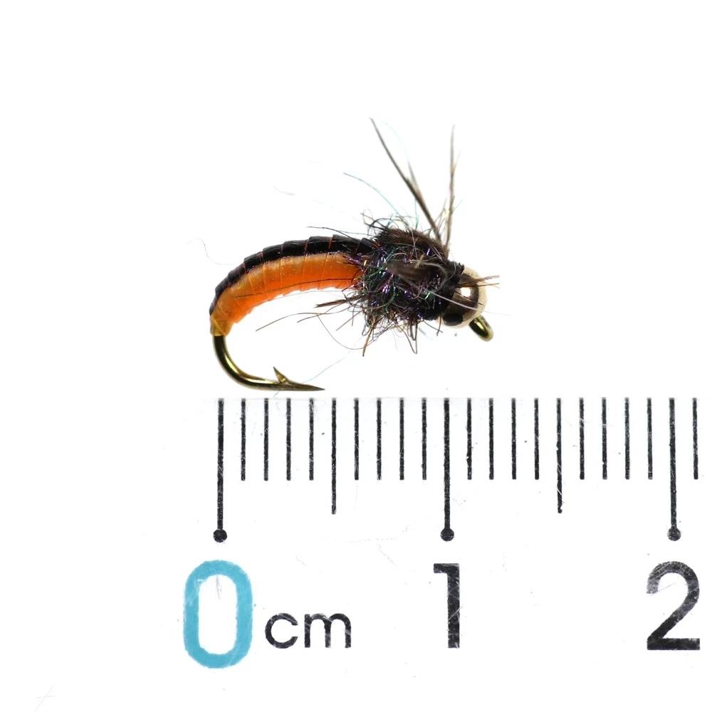 ICERIO-señuelo de pesca con mosca de trucha, ninfas, Scud Bug, gusano, Mosca, cebo de púas, 8 piezas - imagen 2