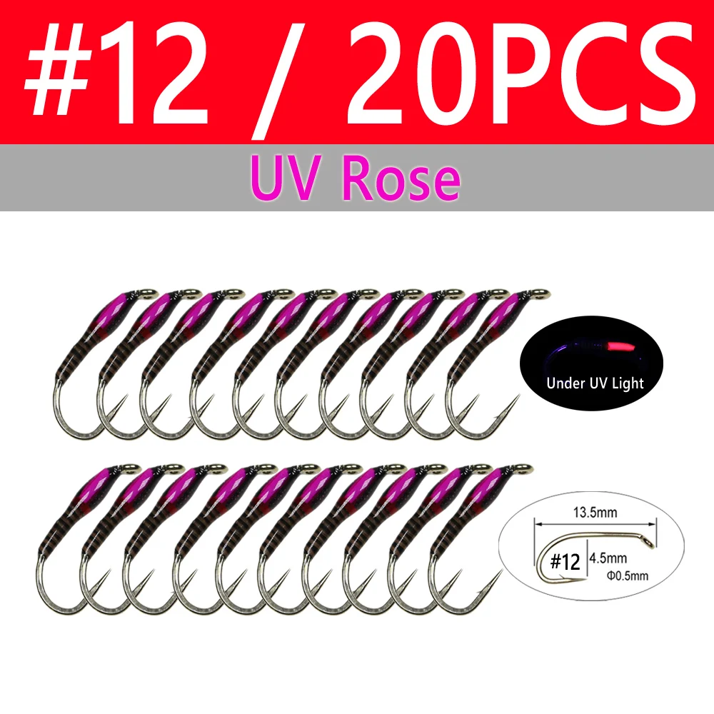 20PCS Rose Sz 12