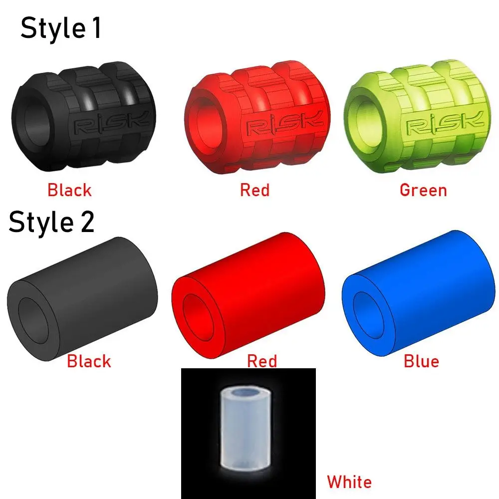 Accesorios para exteriores, piezas de palanca de freno ultraligera de sílice, Protector de Cable de bicicleta, enchufe de carcasa, anillo Protector de luz nocturna - imagen 4