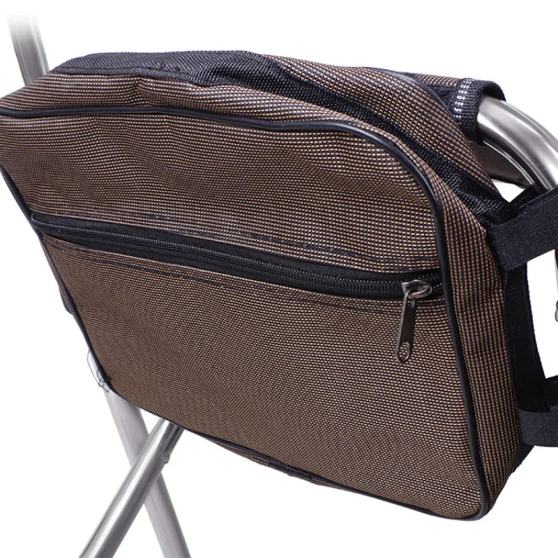 Silla de pesca de puente de acero inoxidable, plegable, para acampar al aire libre, elevación, balsa, taburete alto portátil - imagen 4