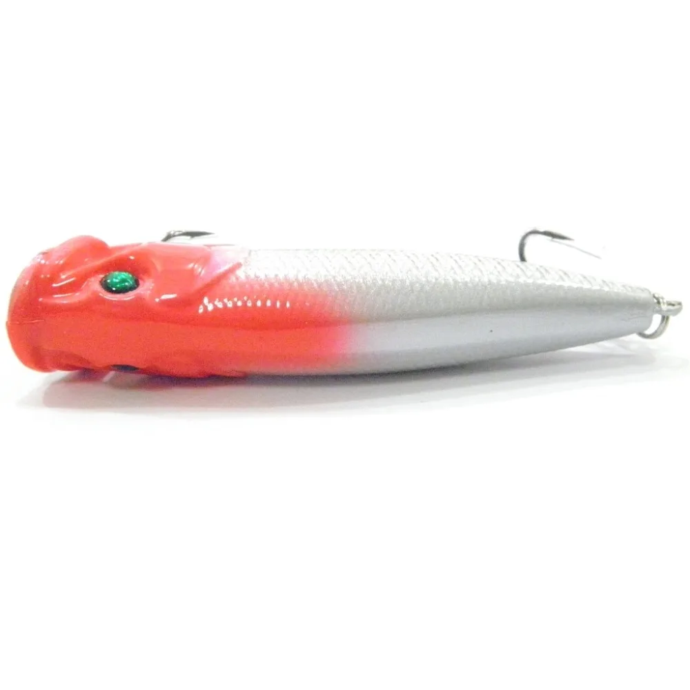 WLure-señuelo duro de boca roja, 9cm, 12g, Topwater, con sonido fuerte de traqueteo y agua de alta salpicadura, Señuelos de Pesca T604 - imagen 4
