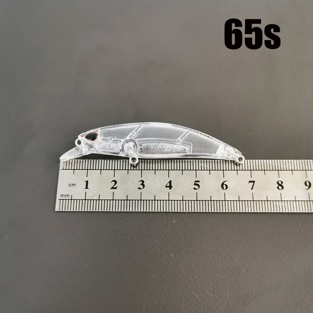 Castfanatic-cuerpo de señuelo en blanco, cabeza de lanza sin pintar, RYUKI, 65mm/5,8g, 80mm/12g, 95mm/15g, cebo Wobbler con ojo - imagen 3