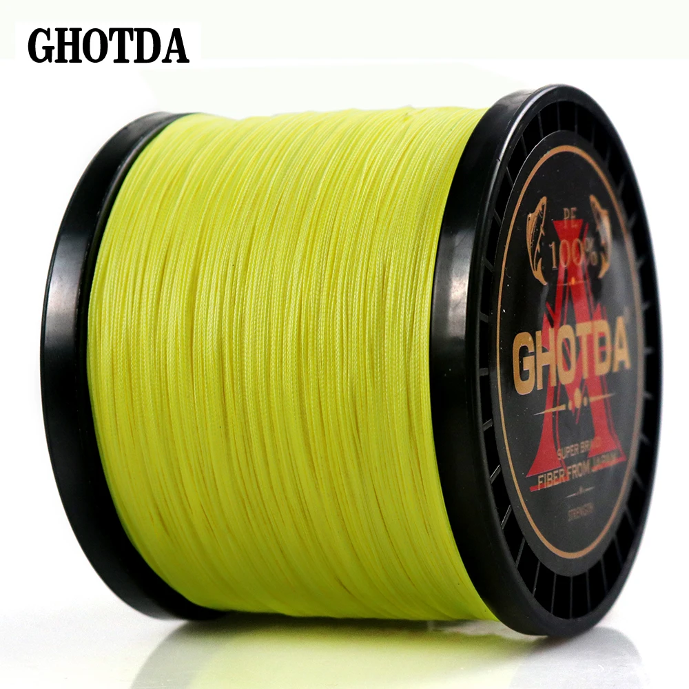GHOTDA-Hilo de pescar trenzado, 300M, 500M, 1000M, 8 hebras, hilo de pesca multifilamento, carpfishing, 13-119lb - imagen 5