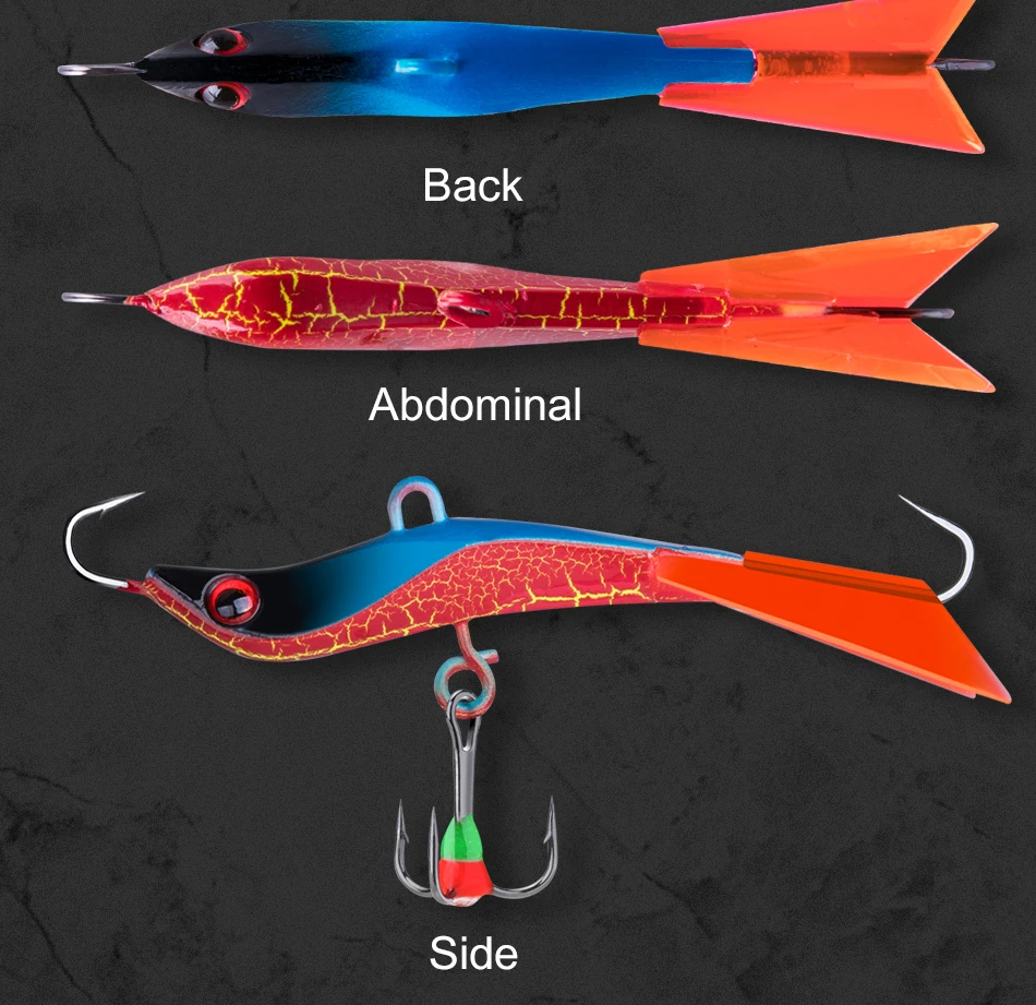 Equilibrador de cebo mostrando su efecto luminoso modelo amarillo y diseño antidesacoplamiento