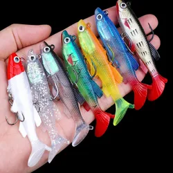 Swimbait vinilo lubina – Señuelo blando con anzuelos triples
