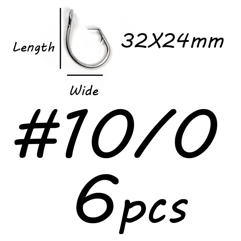 Size 10l0  6pcs