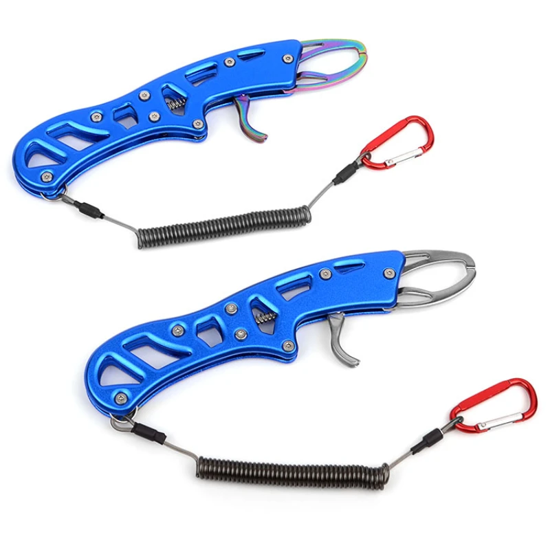 Alicates de pesca portátiles multifunción, agarres de acero inoxidable, Control de labios de pescado, tijera antideslizante, juego de agarre de pesca, aparejos de pesca - imagen 5