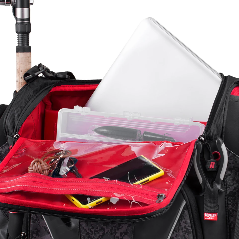 Bolsa de pesca RAPALA, bolsa RUMB/RUBP/RUVP y cinturón desmontable, mochila de pesca, bolsa de aparejos de pesca, multifuncional para exteriores - imagen 4