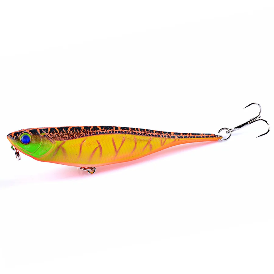 Topwater-Andador de superficie de lápiz, Señuelos de Pesca, andador, Crankbaits, Walk The Dog, cebo duro de lubina, Wobblers artificiales para aparejos de pesca - imagen 5