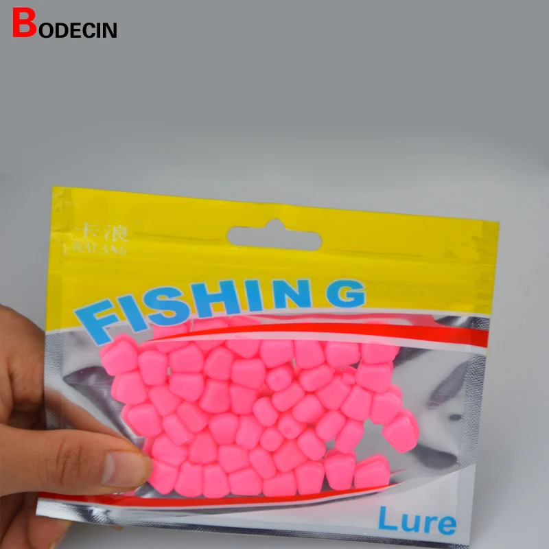 50 Uds. De Señuelos de Pesca de carpa con olor a maíz, cebos flotantes de plástico suave de silicona, accesorios de China, juego de peces artificiales para estanque - imagen 5