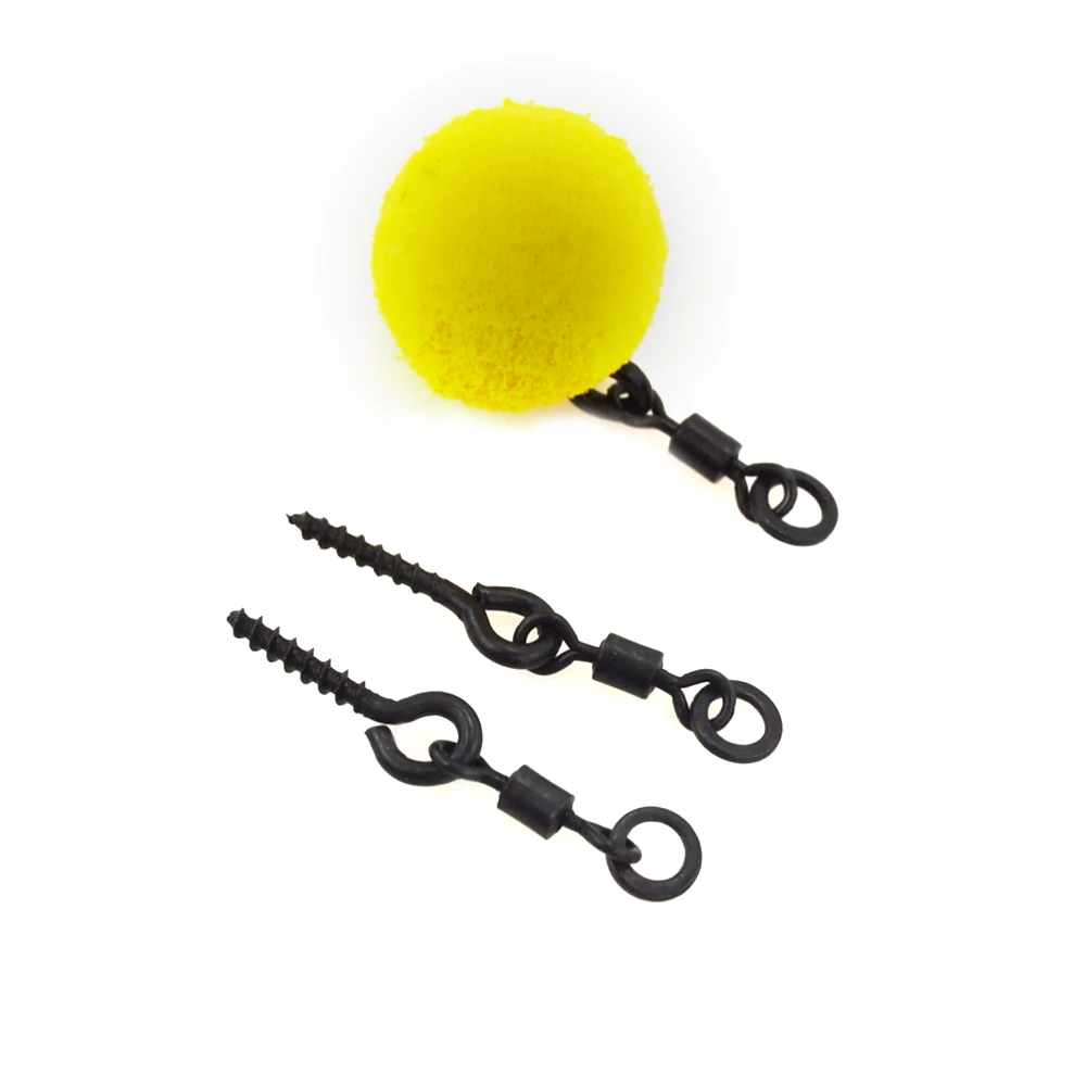 Tornillo giratorio para pesca de carpa, aparejo con anillo giratorio, aparejo de Terminal Chod, 20 piezas - imagen 5