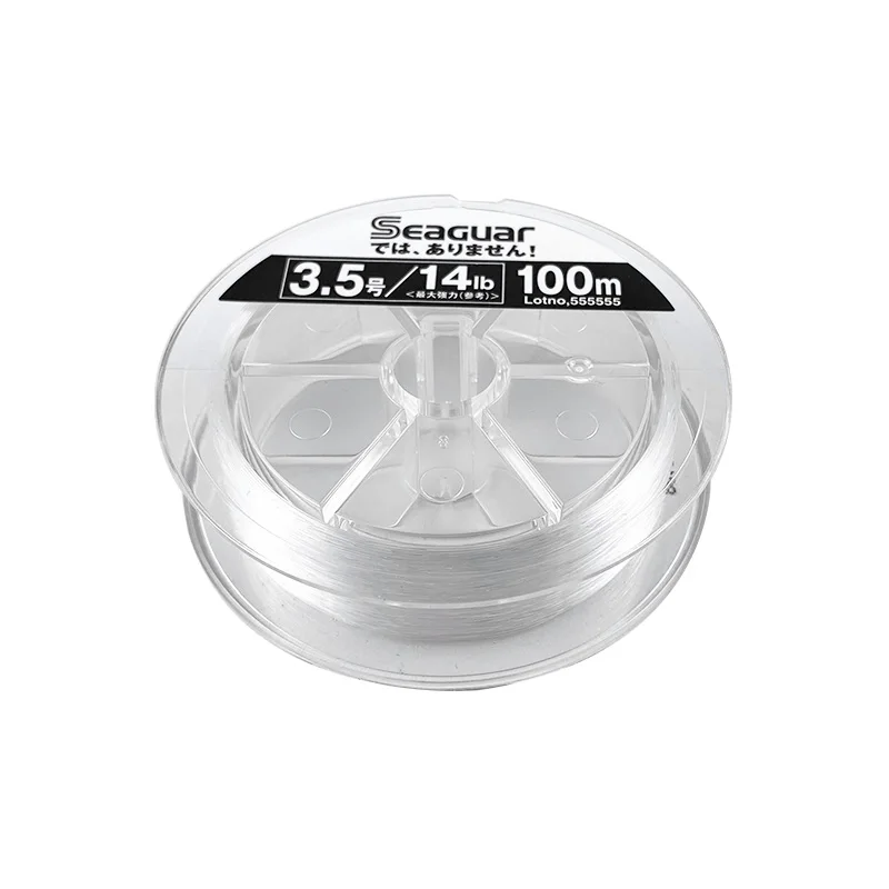 SEAGUAR-Etiqueta blanca para línea de pesca, líneas de pesca de fluorocarbono, 4LB-20LB, 100M - imagen 2