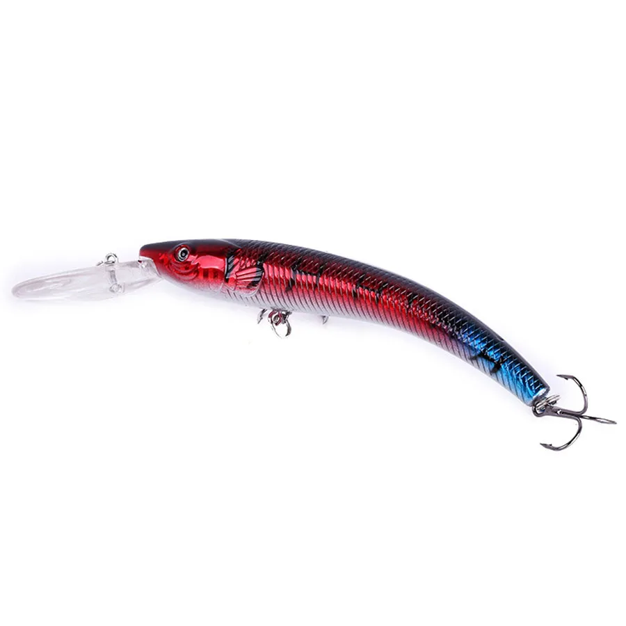 Señuelo de pesca Wobbler de 15,5 cm y 15,3g, cebo Artificial para carnada, pececillo grande, Crankbait, Peche, lubina, curricán, Lucio, carpa, Kosadaka, 1 unidad - imagen 2