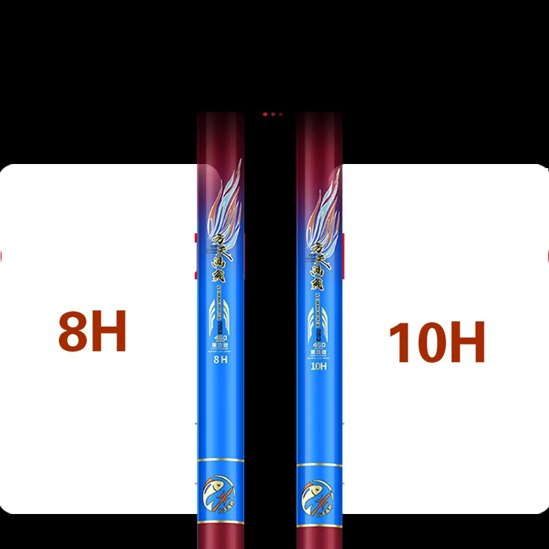 Caña De pescar con mosca superdura 8H 10H, caña De pescar De Tilapia De alto carbono, Olta De mano, aparejos De Pesca De Pit negro - imagen 5