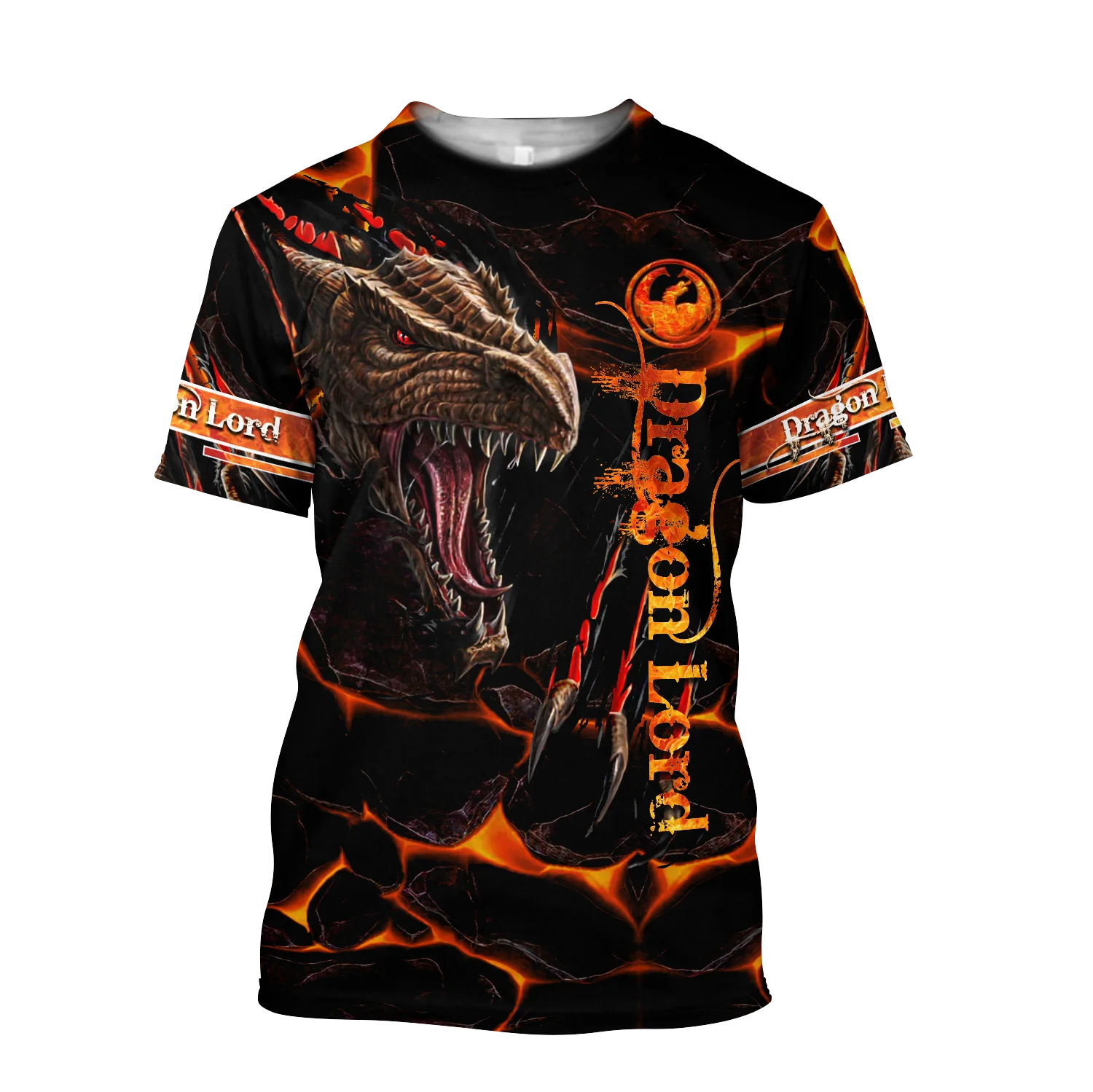 TX0161 Camiseta manga corta 3D Armadura Caballero Dragón Unisex - imagen 3