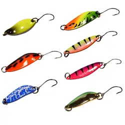 THKFISH Anzuelos giratorios - señuelos de cuchara para trucha