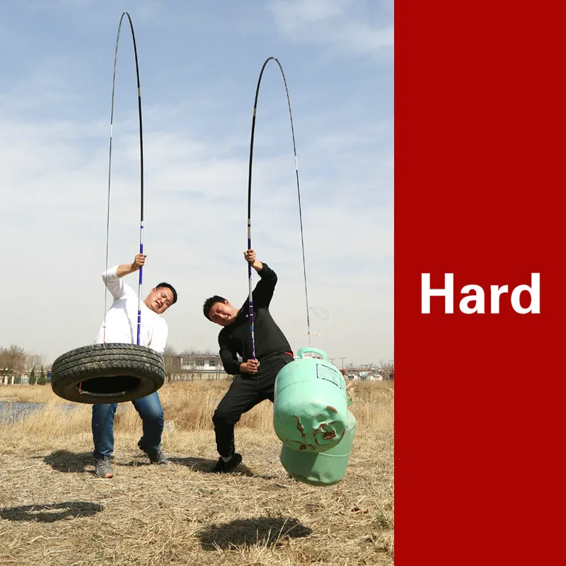 Caña De pescar superdura De fibra De carbono, palo De Pesca De arenque y esturión, 12H, 3,6 m-10m - imagen 5