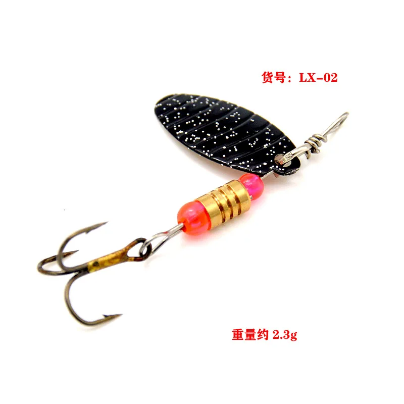 Señuelo de pesca para principiantes, cebo giratorio de Metal de 2g-12g, cuchara para agitar la mano, señuelos artificiales, trucha mandarín, lote de agua dulce de mar, 16 piezas, venta - imagen 5