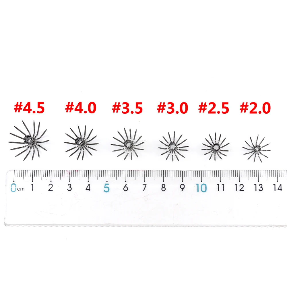 Bimoo-anzuelos de pesca de madera, 100 unidades, #2 ~ #4,5 - imagen 2