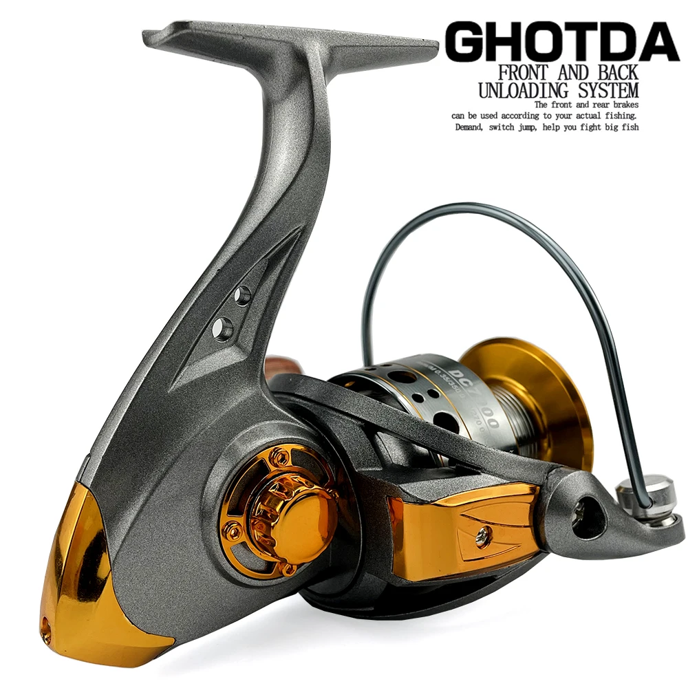 Carrete de pesca giratorio 13BB para agua salada, bobina de Metal de alta velocidad, arrastre máximo de 10kg, 5,2: 1 - imagen 2