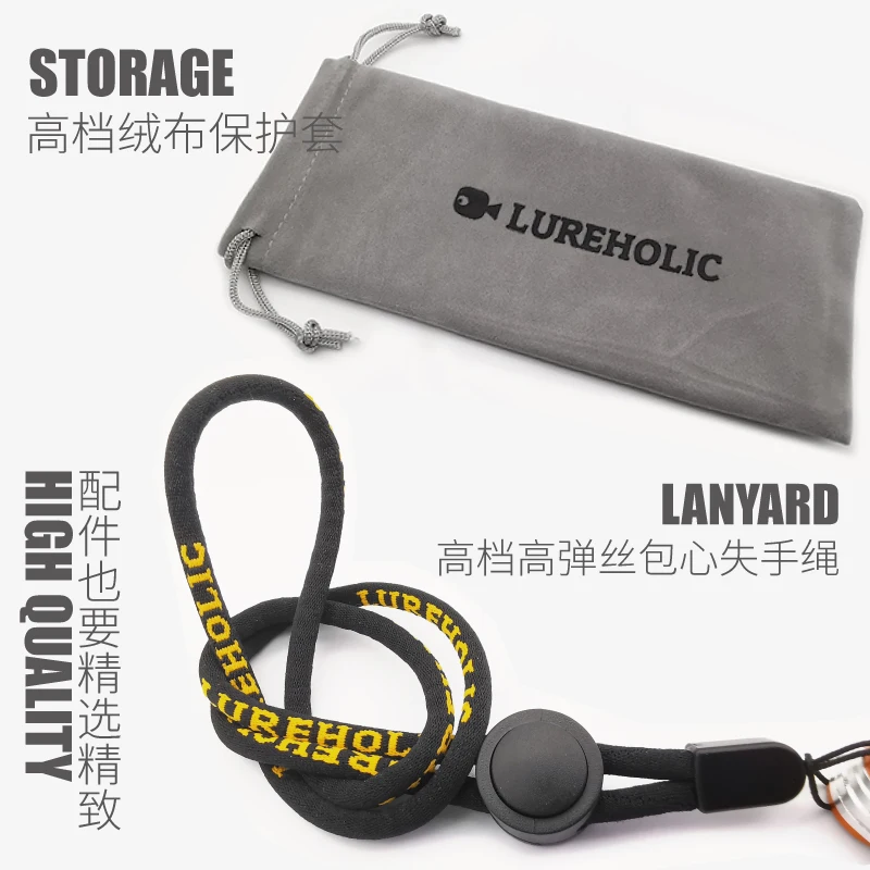 Lureholic-Mini agarre de labio de pescado de aleación de aluminio, agarre de pesca, alicates de Control, removedor de anzuelos, herramienta de aparejos de pesca con señuelo - imagen 2