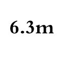 6.3m