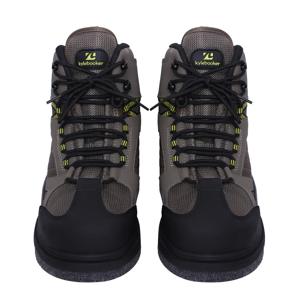 Botas ligeras para vadear para hombre, zapatos de suela de fieltro para pesca de trucha, Fondo de Agua, botas de pesca con mosca, zapatos para vadear - imagen 2