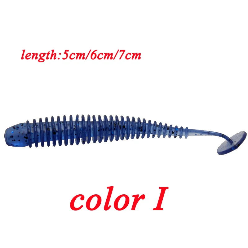 POETRYYI sea fishing soft lure wobblers silicone bait artificial swimbait soft bait carp fishing lure set fake baits for gear - imagen 2