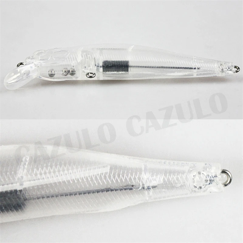 Accesorios de pesca de pececillos sin pintar en blanco, Isca señuelo, peso Artificial, 10-15,5g, ABS, Wobblers de hundimiento DIY, aparejos de lubina, Leurre - imagen 4