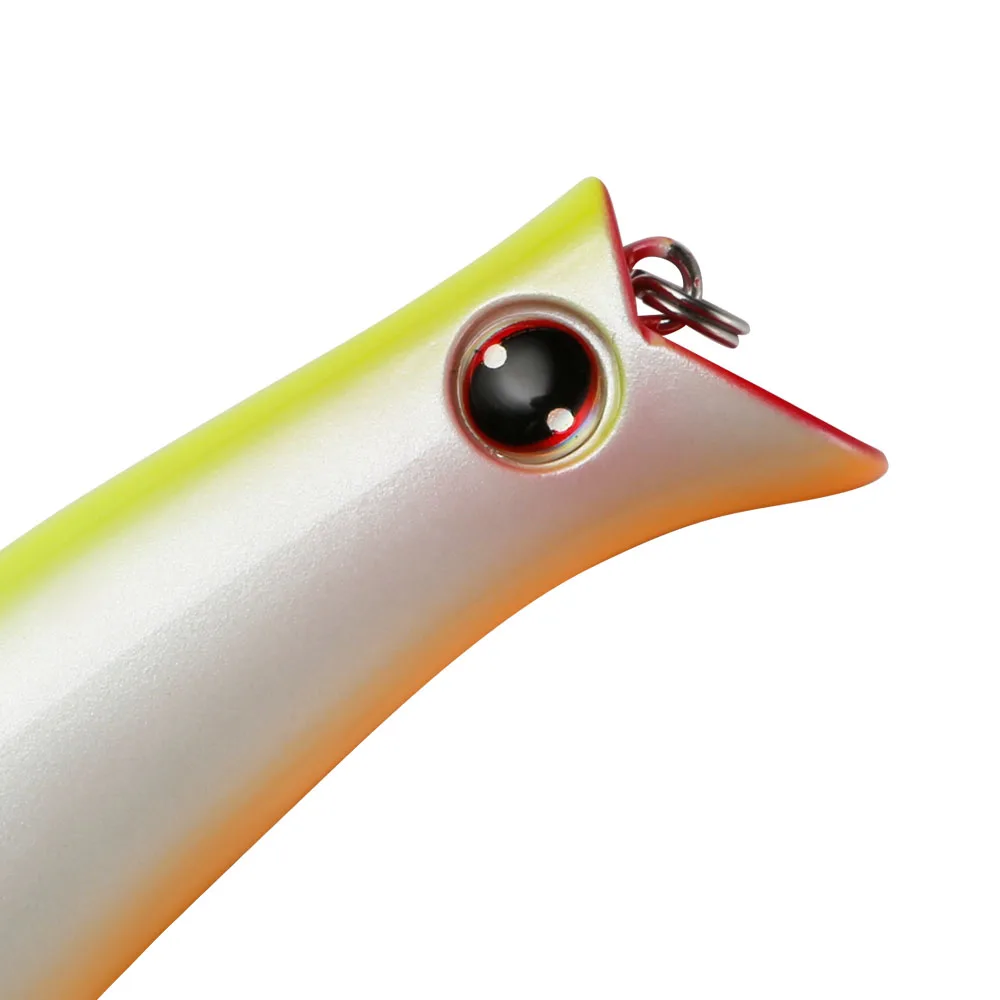 JOHNCOO 90mm 13g Minnow cebo Artificial de Wobbler Crankbait señuelo duro para pesca flotante 3D ojos 2 ganchos - imagen 3
